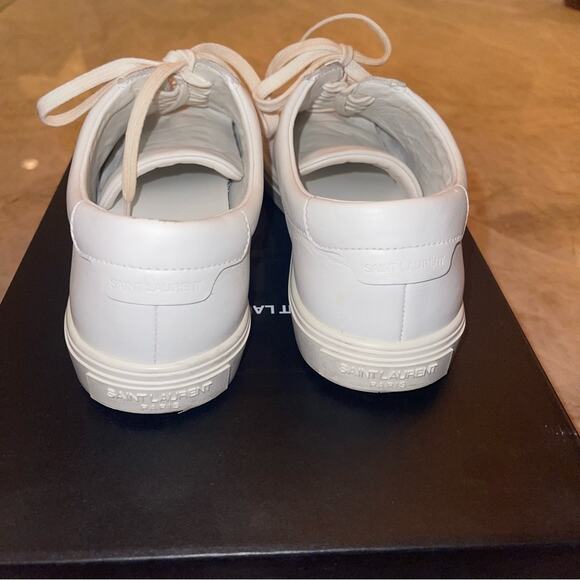 SAINT LAURENT ANDY SNEAKERS IN LEATHER 39 - Picture 8 of 16
